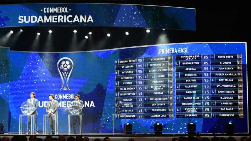 Así quedó el cuadro de la primera fase de la Copa Sudamericana 2017