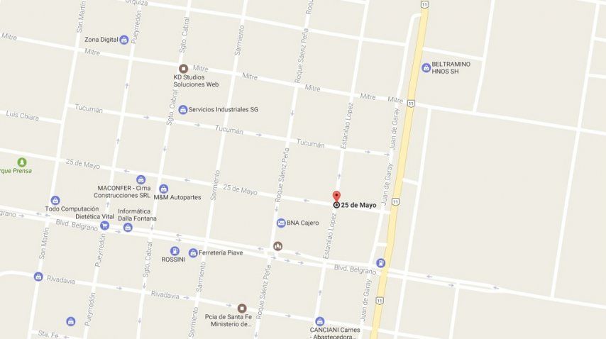 Una perra fue atacada a machetazos en Santa Fe