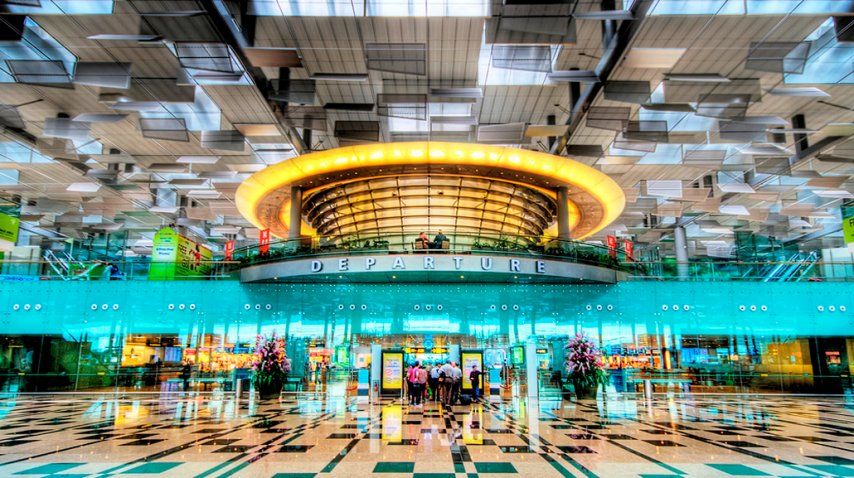 Este es el lujoso aeropuerto internacional de singapur<br>