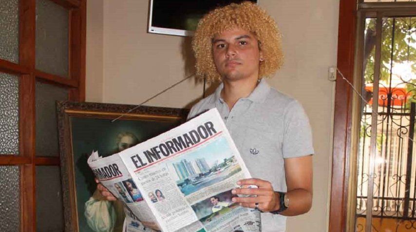 Carlos Valderrrama Ruge, hijo de El Pibe