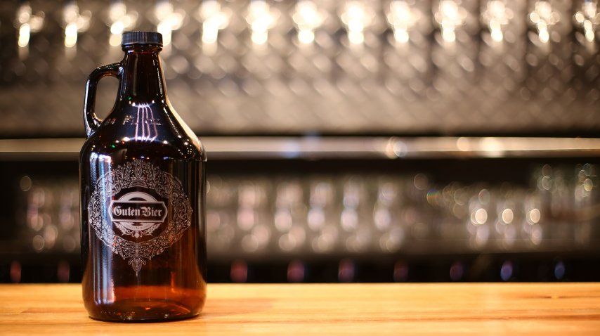 Guten Bier, buena cerveza en botellón<br>