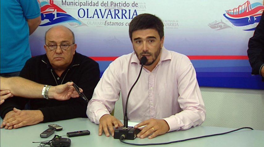 Ezequiel Galli, intendente de Olavarría<br>