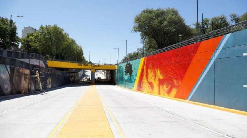 Este es el paso bajo nivel de la calle Beiró