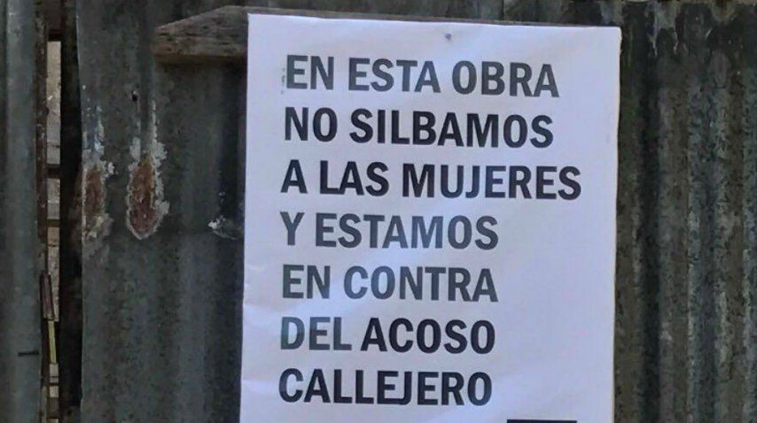 Este es el cartel contra el acoso