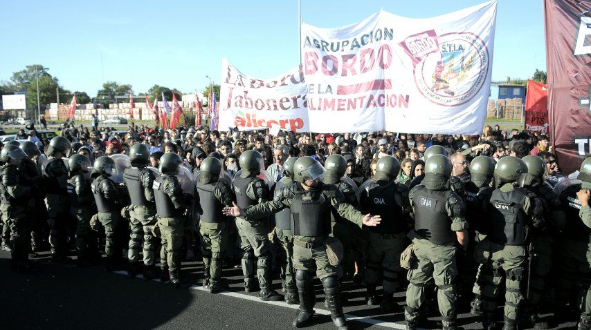 La represión de Gendarmería en Panamericana y 197<br>