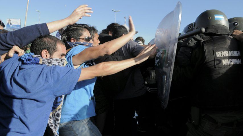 <p> La represión de Gendarmería en Panamericana y 197</p>