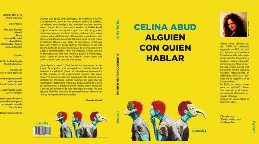 <p> Alguien con quien hablar: tres cuentos largos de Celina Abud</p><p></p>