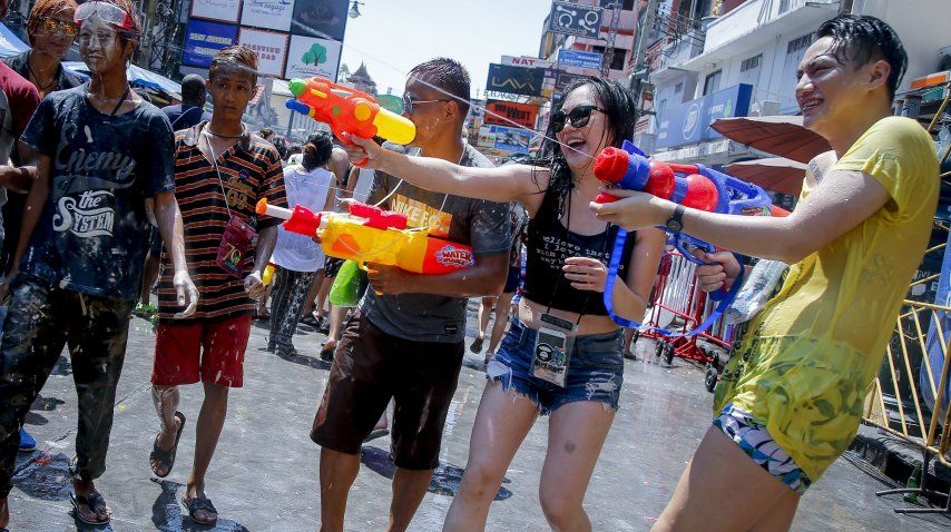 Los festejos del Songkran en Tailandia