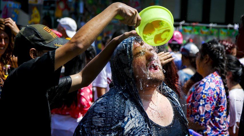 Los festejos del Songkran en Tailandia