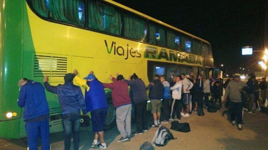 Los barras quedaron detenidos<br>