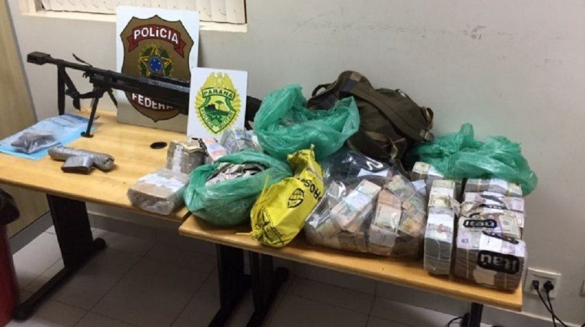 Botín del robo en Ciudad del Este