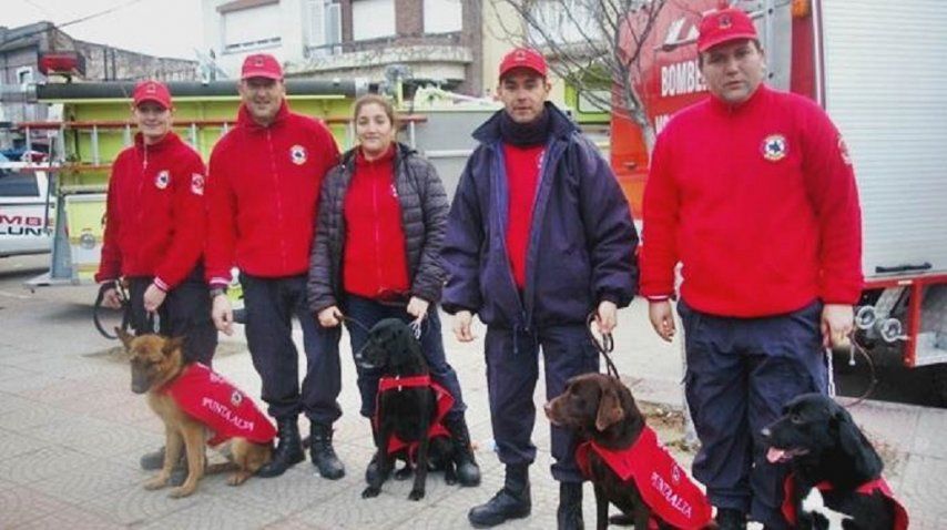 División K9 de los Bomberos Voluntarios de Punta Alta