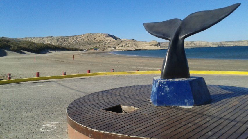 Puerto Pirámides, obligatorio pasar por allí<br>