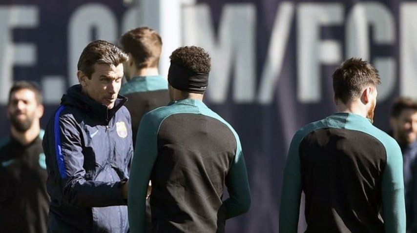 Neymar no quiere que Unzué sea DT de Barcelona