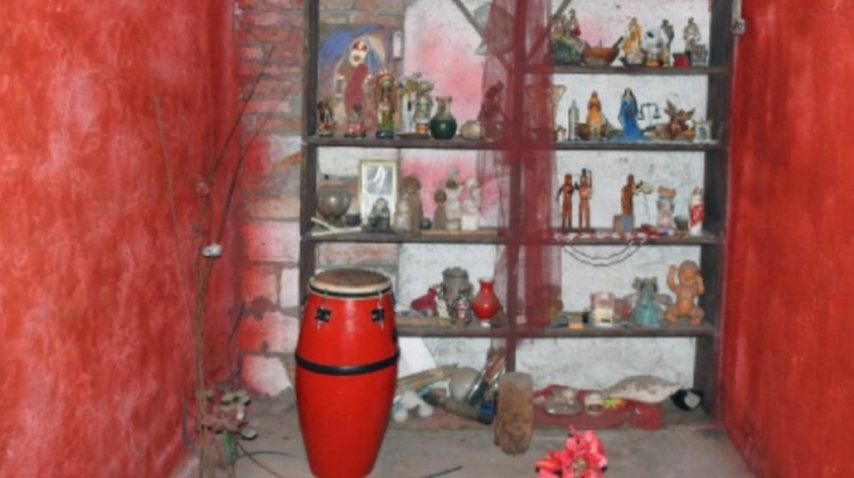 Fue detenido en una casa donde realizaba los rituales<br>