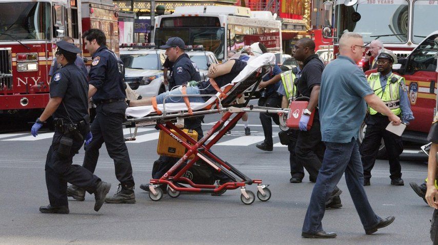 Descartan terrorismo en atropello múltiple en NY: 23 heridos y un muerto Descartan terrorismo en atropello múltiple en NY: 23 heridos y un muerto