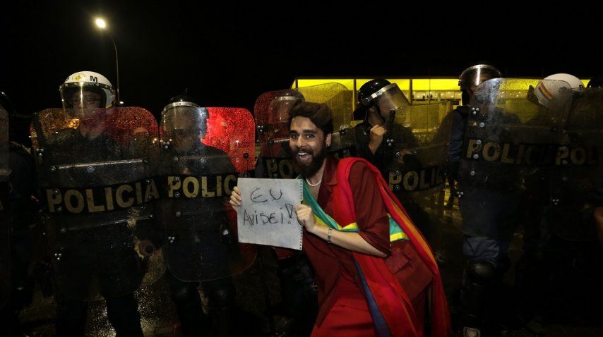 <p> Marchas en Brasil contra Temer</p><p></p>