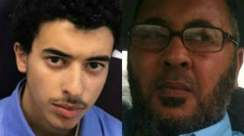 Hashem y su padre Ramadan Abedi<div><br></div>