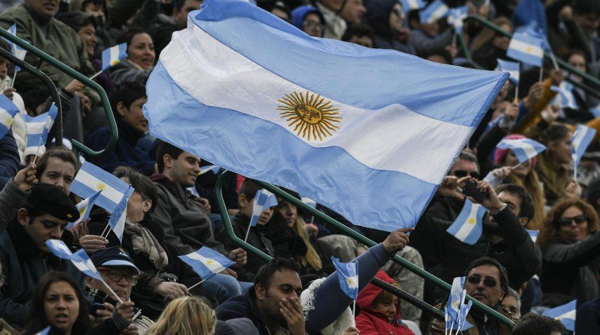 El desfile militar por el 25 de Mayo