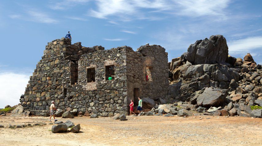 Minas de oro de Bushiribana en Aruba
