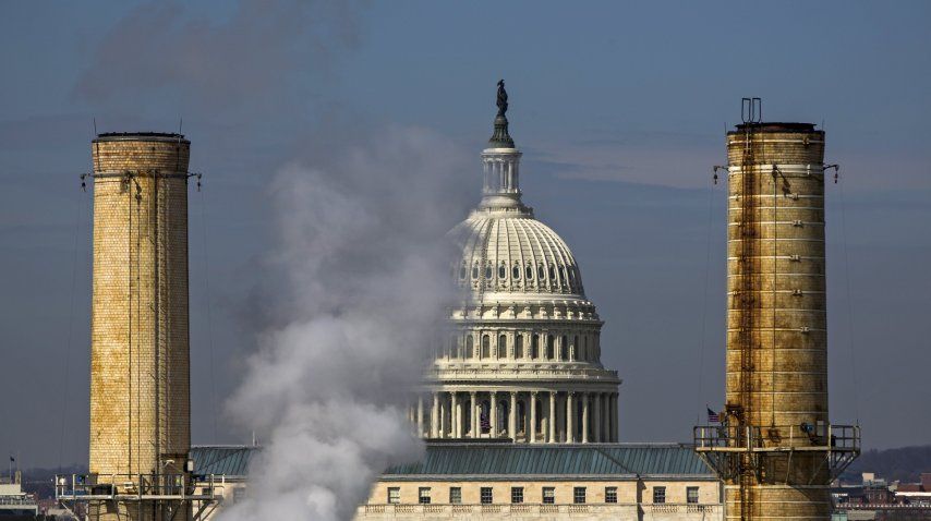 Contaminación en el Capitolio de Estados Unidos<b><br></b>