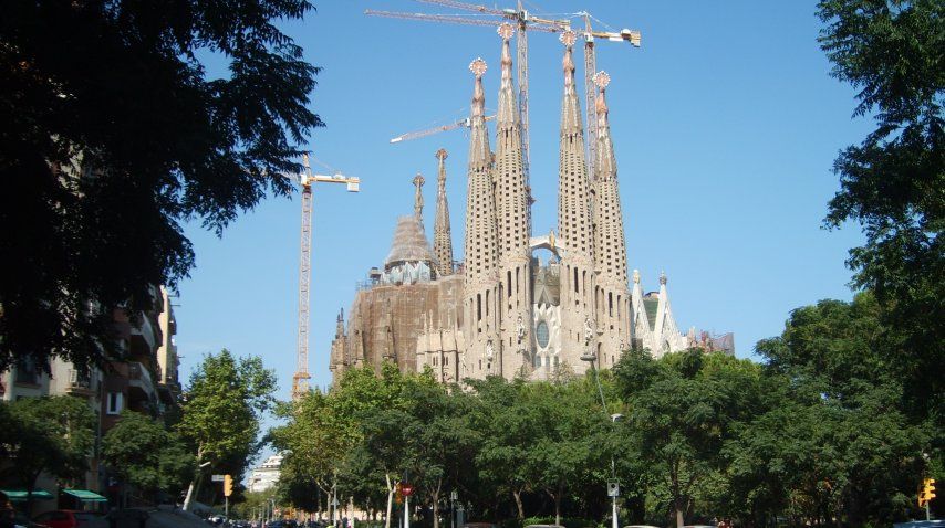 La Sagrada Familia es uno de los sitios más visitados de Europa<br>