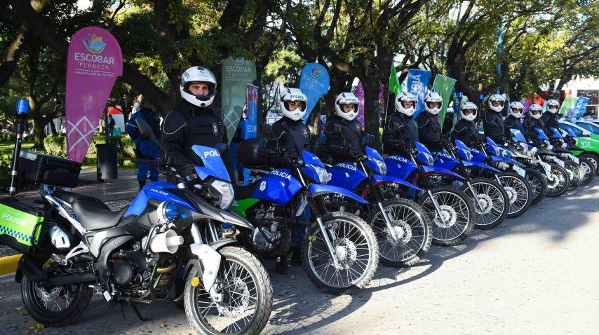 Nuevas motos para las fuerzas de Escobar