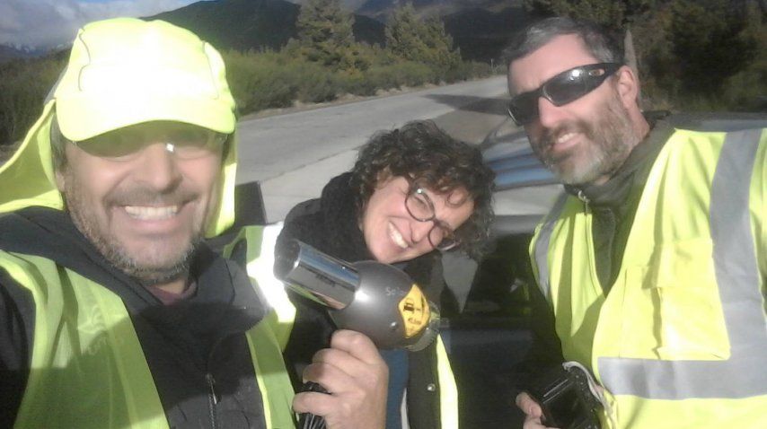 Utilizaron secadores de pelo para que bajen la velocidad. Foto de Facebook