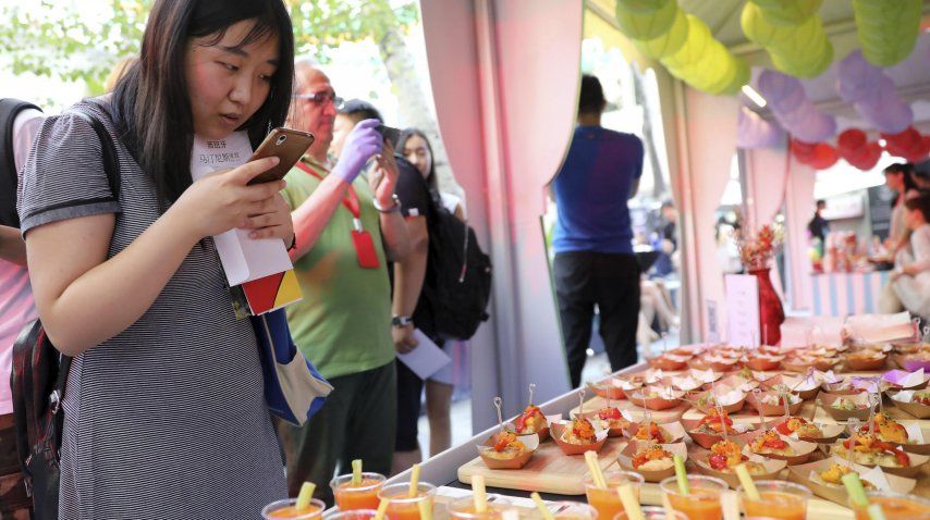 Una foodie china vive la experiencia de España<br>
