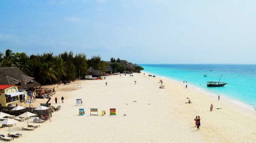 Las playas de Zanzibar son de las más lindas del mundo<br>
