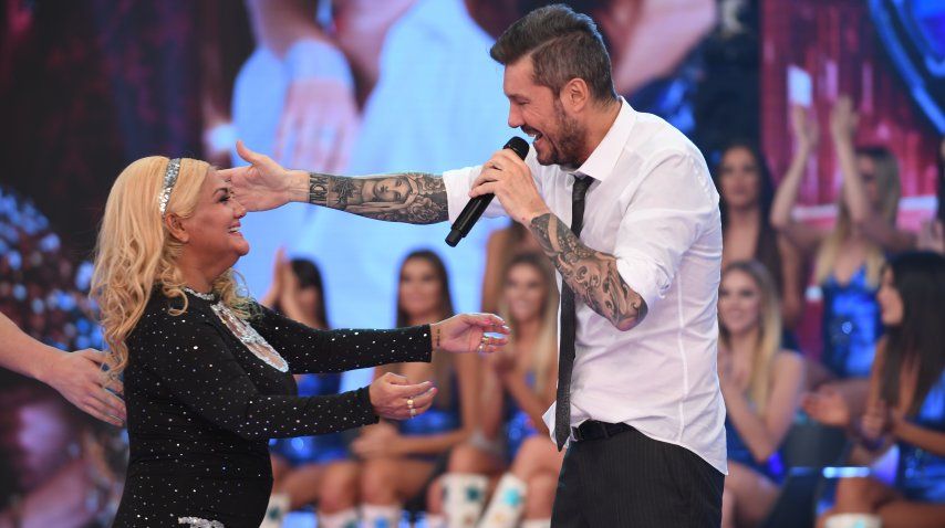 Marcelo Tinelli y Gladys La Bomba Tucumana