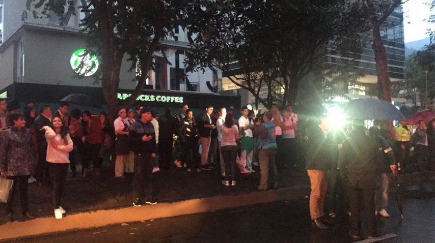 Explosión en un shopping de Bogotá<br>