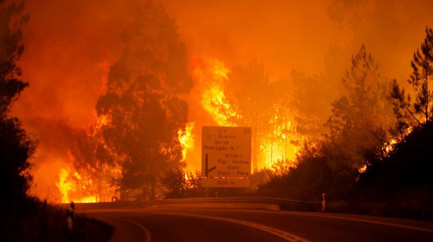 <p>Incendio en el centro de Portugal</p><p><br /></p>