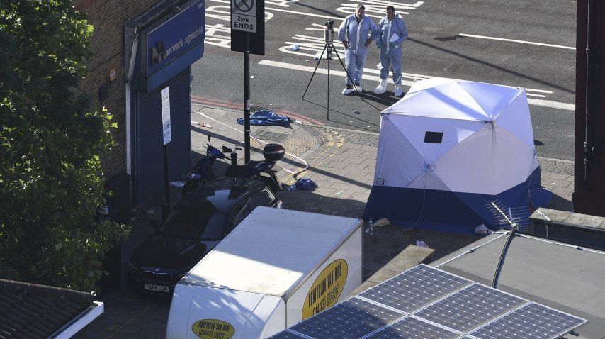 Una camioneta atropelló a musulmanes en Londres