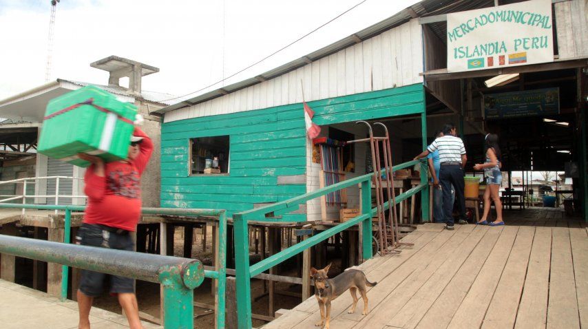 La localidad cuenta con un mercado que está suspendido para evitar inundaciones<br>