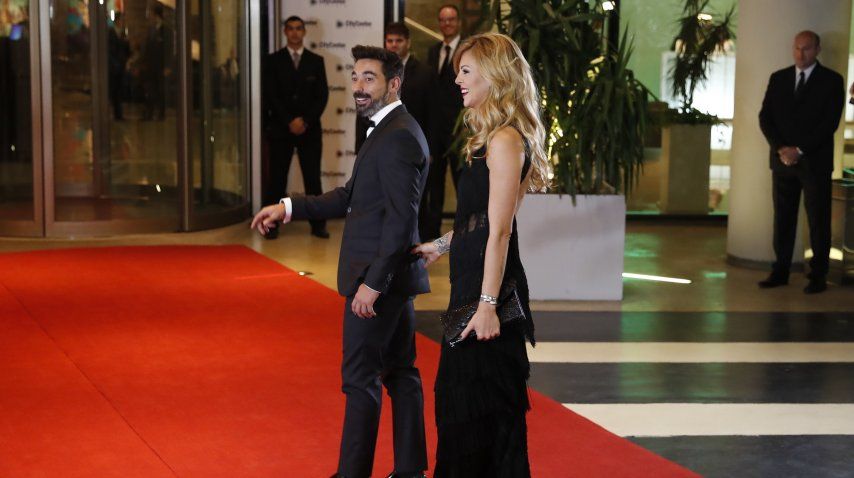 Ezequiel Lavezzi y Yanina Screpante