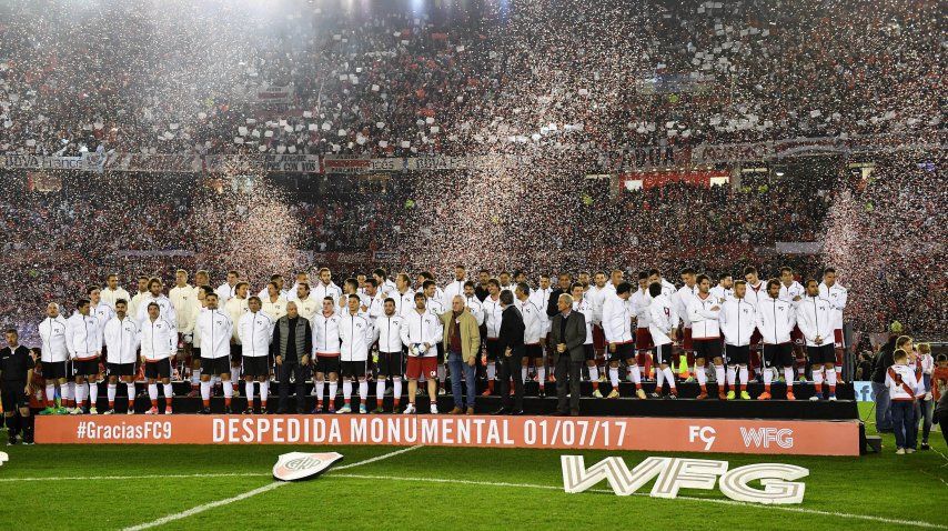 Cavenaghi se despidió este sábado en el Monumental<br>