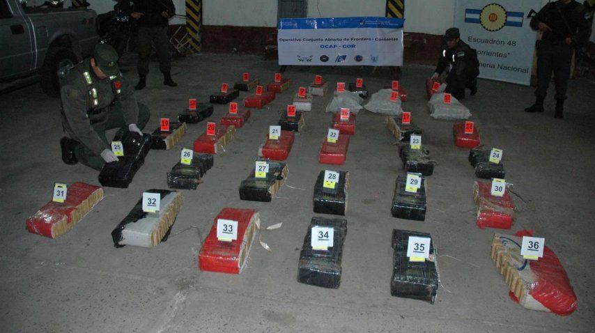 Incautaron más de 400 kilos de marihuana en Itatí