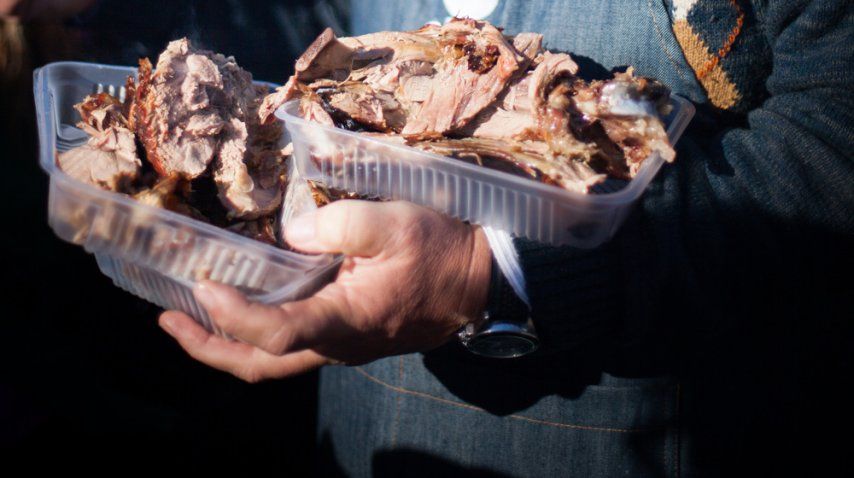 Asado solidario y gustoso<br>