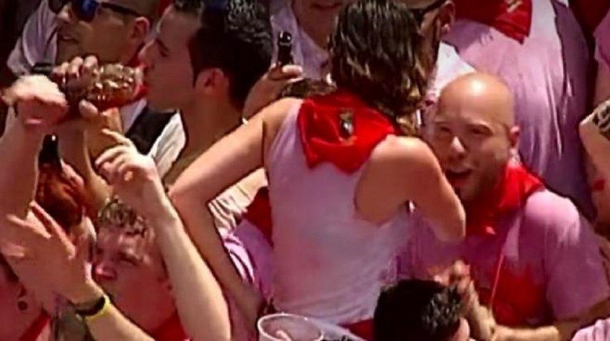 Manosearon a una chica en San Fermín