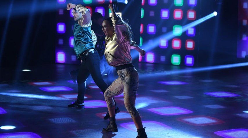 Pedro Alfonso y Flor Vigna bailaron "Ritmo de la Noche"<br>