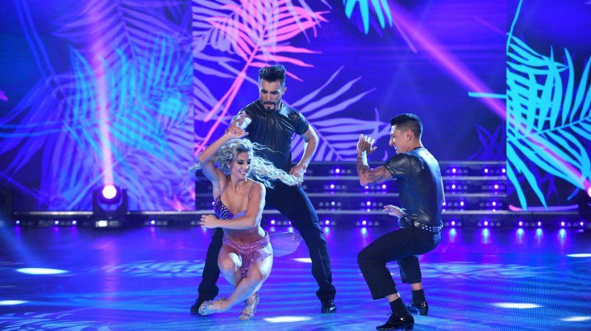 Sol Pérez baila con Fernando Bertona y Brian Sarmiento