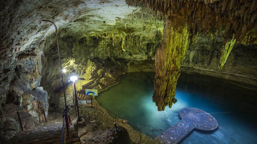 Este cenote tiene una de las bóvedas más impactantes<br>