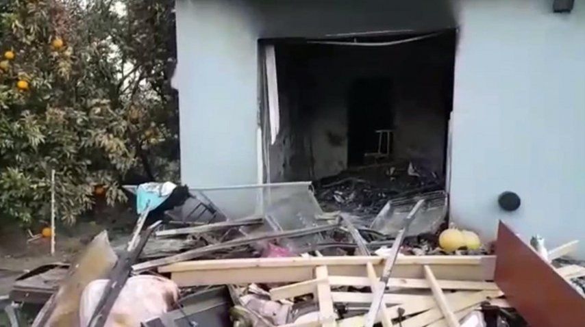 Así quedó la casa del 