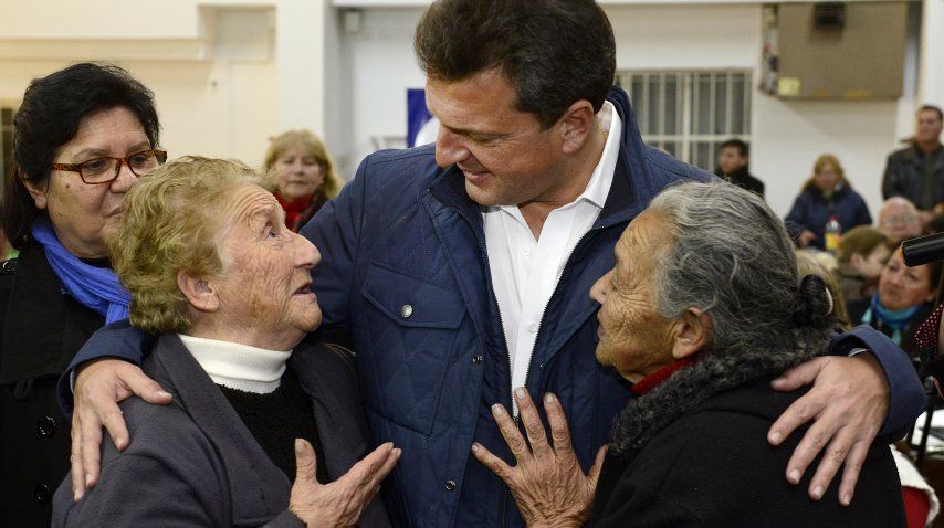 Massa habló de los jubilados