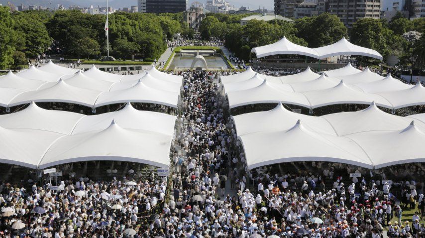 <p> Conmemoración por los 72 años de la bomba nuclear en Hiroshima</p><p></p>