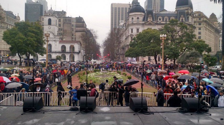Marcha a Plaza de Mayo por la inmediata aparición de Santiago Maldonado<br>
