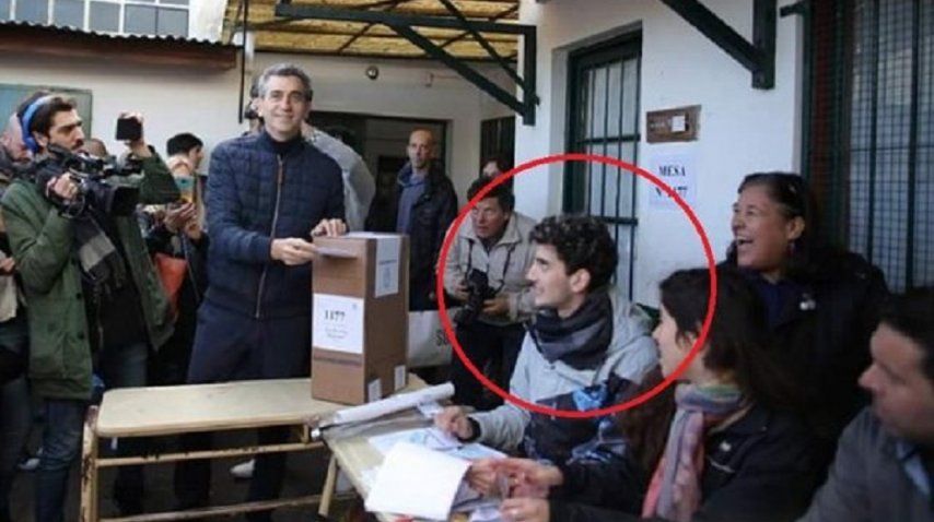 Gino Randazzo debió cumplir el rol de presidente de mesa